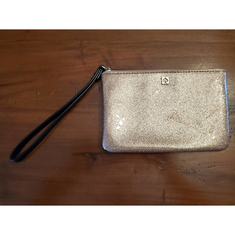 Kate Spade Rose Gold Sparkle Wristlet NWOT